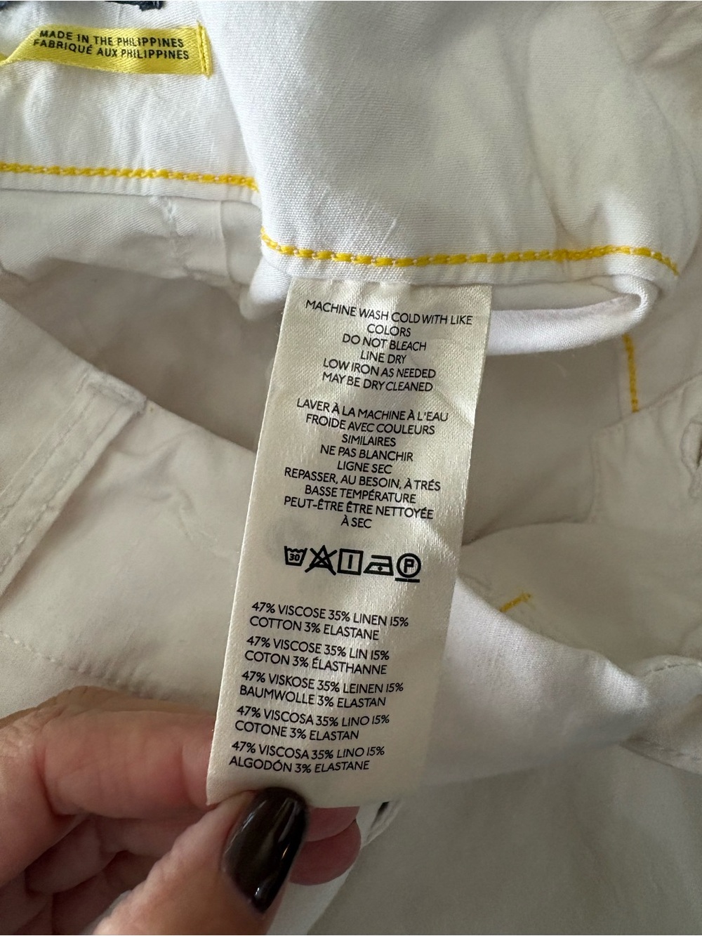 Anthropologie Maeve The Collette White Pants - Picture 5 of 12